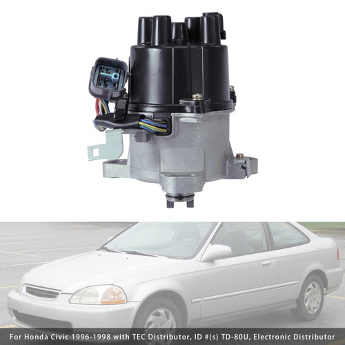 1996-1998 Honda Civic with TEC Distributor Ignition Distributor 30100-P2E-A01 Generic