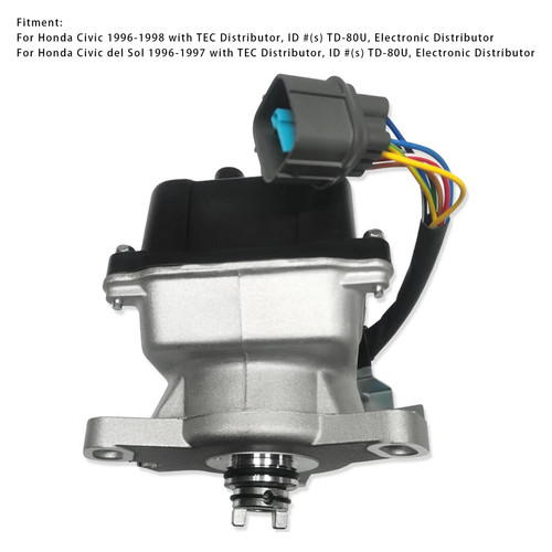 1996-1998 Honda Civic with TEC Distributor Ignition Distributor 30100-P2E-A01 Generic