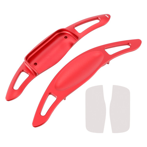 2018-2022 Toyota Avalon Carbon Look Steering Wheel Paddle Shifter Extension Aluminium Red Generic