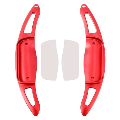 2020-2023 Toyota RAV4 Carbon Look Steering Wheel Paddle Shifter Extension Aluminium Red Generic