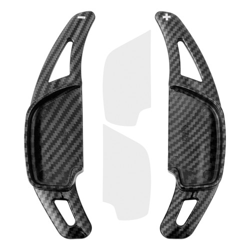 2014-2018 Toyota Corolla Steering Wheel Paddle Shifter Extension Carbon Fiber Black Look Generic