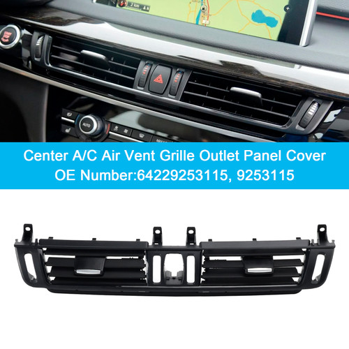 2014-2018 BMW X5 F15 Center A/C Air Vent Grille Outlet Panel Cover 64229253115 Generic