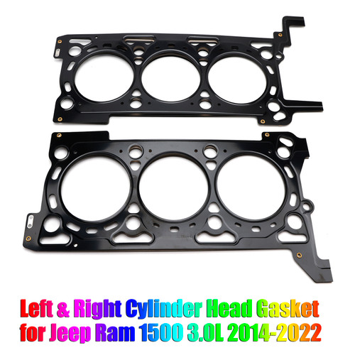 2020-2022 Jeep Wrangler 3.0L Left & Right Cylinder Head Gasket 68147401AA 68147397AA Generic