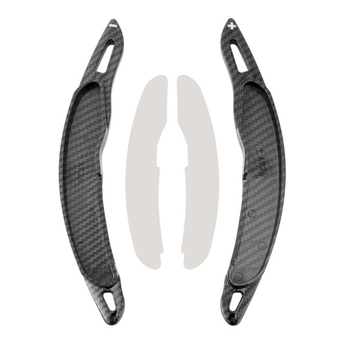 2013-2015 Mitsubishi ASX Steering Wheel Paddle Shifter Extension Carbon Fiber Black Look Generic
