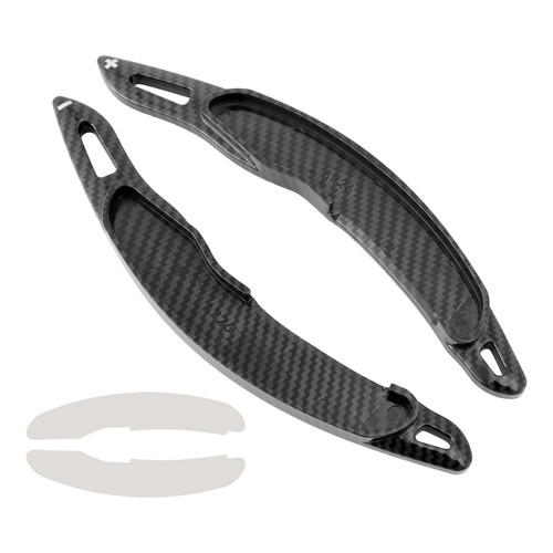 2013-2015 Mitsubishi ASX Steering Wheel Paddle Shifter Extension Carbon Fiber Black Look Generic