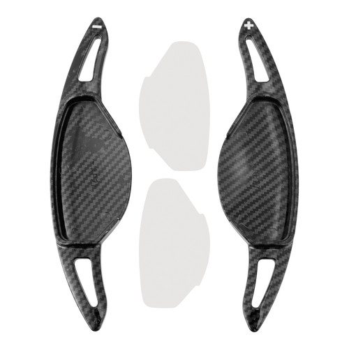 2022-2024 Infiniti QX60 Steering Wheel Paddle Shifter Extension Carbon Fiber Black Look Generic