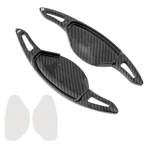 2022 Infiniti QX55 Steering Wheel Paddle Shifter Extension Carbon Fiber Black Look Generic