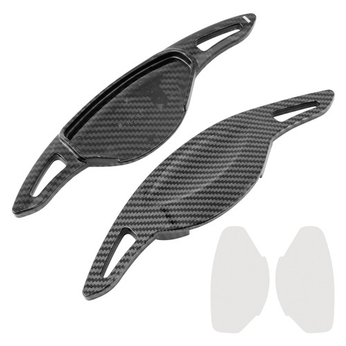 2022 Infiniti QX55 Steering Wheel Paddle Shifter Extension Carbon Fiber Black Look Generic