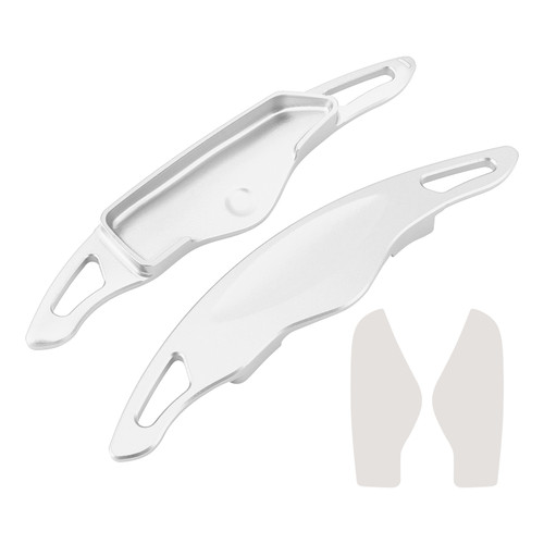 2021-2023 Hyundai Tucson Steering Wheel Paddle Shifter Extension Aluminium Silver Generic
