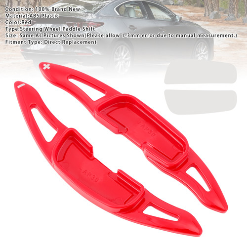 2016-2020 Mazda CX-5 Steering Wheel Paddle Shifter Extension Red Generic