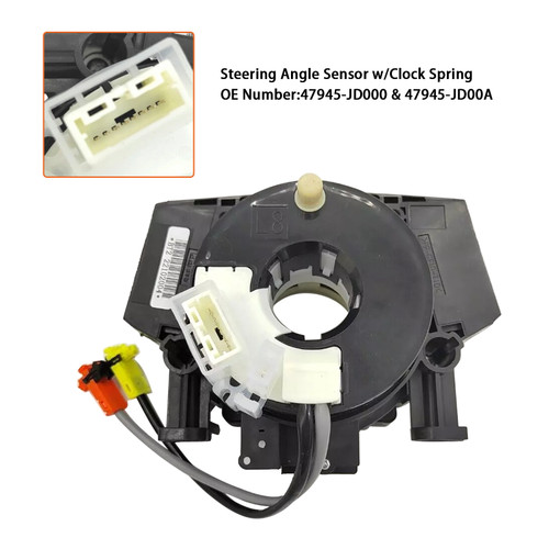 2006-2013 Nissan Qashqai J10 Steering Angle Sensor w/Clock Spring 47945-JD000 Generic