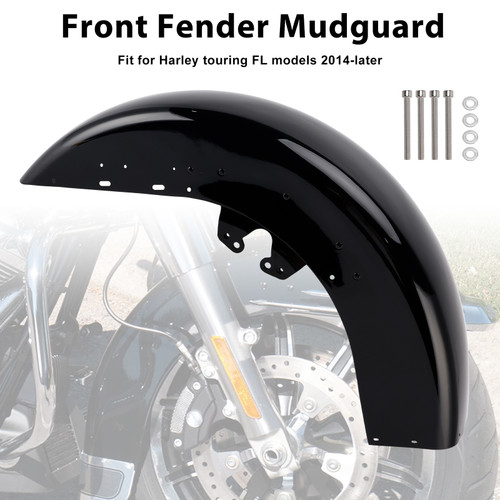 2014-later Harley-Davidson Road King Steel Front Fender Mudguard Generic
