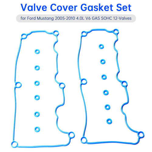 Valve Cover Gasket Set for Ford Mustang 2005-2010 4.0L V6 GAS SOHC 12-Valves