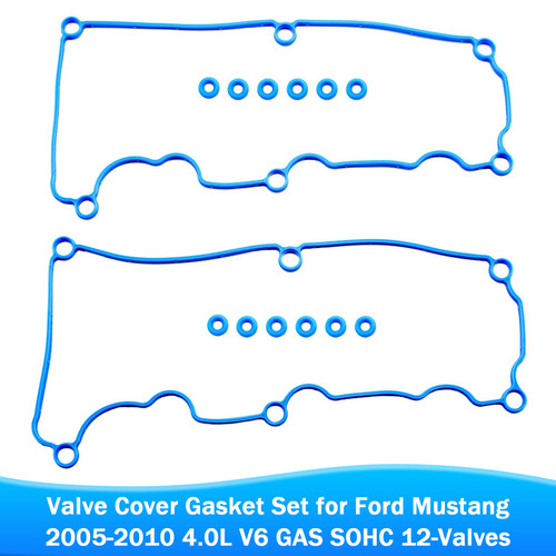 Valve Cover Gasket Set for Ford Mustang 2005-2010 4.0L V6 GAS SOHC 12-Valves