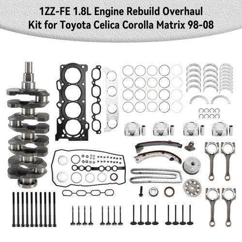 1998-2008 TOYOTA COROLLA 1.8L 1ZZ-FE 1.8L Engine Rebuild Overhaul Kit Generic