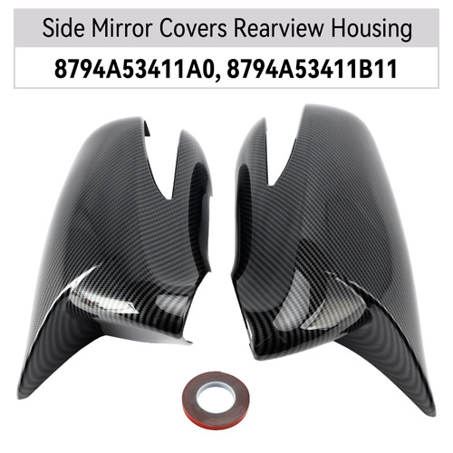 2009-2014 Lexus RX RX270 RX350 RX450 Side Mirror Covers Rearview Housing Carbon Fiber Generic