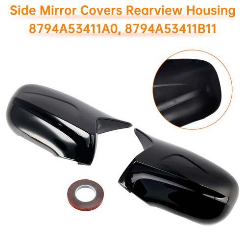 2007-2009 Lexus ES350 2007-2009 Base Side Mirror Covers Rearview Housing Black Generic