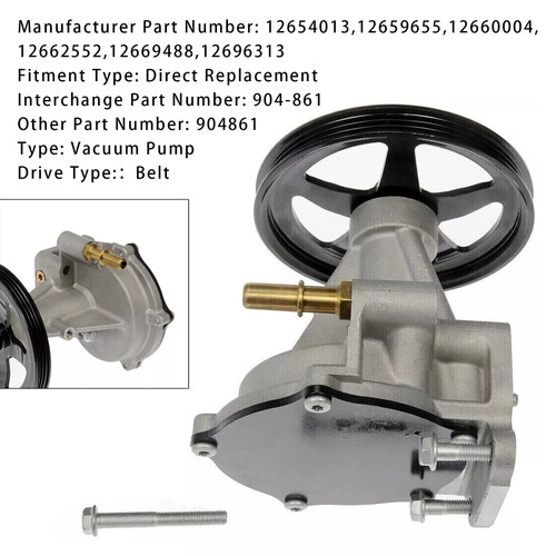 2015-2019 Tahoe LTZ Premier Vacuum Pump 904-861 12654013 Generic