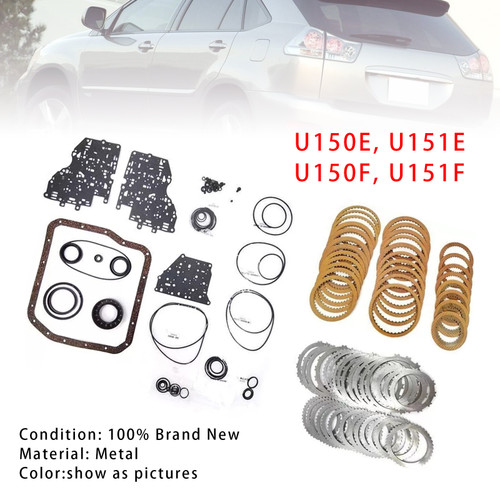 LEXUS RX330 RX350 Auto Transmission Master Rebuild Kit Clutch Discs Gasket U150E U151E Generic