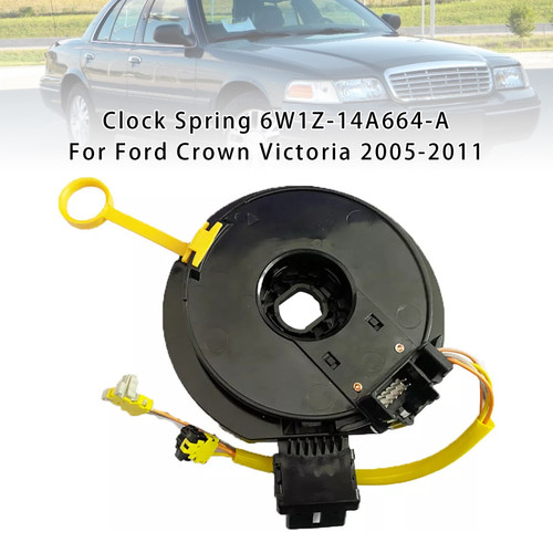 2005-2011 Ford Crown Victoria 4.6L V8 Clock Spring 6W1Z-14A664-A Generic