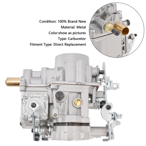 1969-1995 Renault R12 1.6L Front Carburetor 14186001 Generic