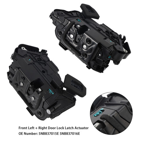 SKODA-5TB837015A Left+Right Door Lock Latch Actuator Generic