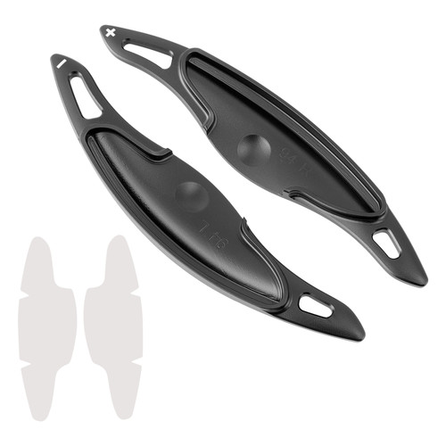 2022-2025 Hyundai Elantra N Steering Wheel Paddle Shifter Extension Aluminium Black Generic