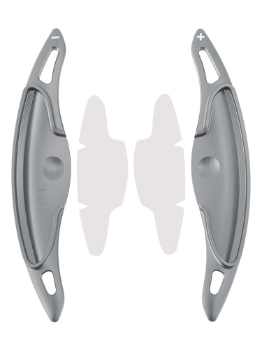 2019-2024 Hyundai I20 Steering Wheel Paddle Shifter Extension Aluminium Grey Generic