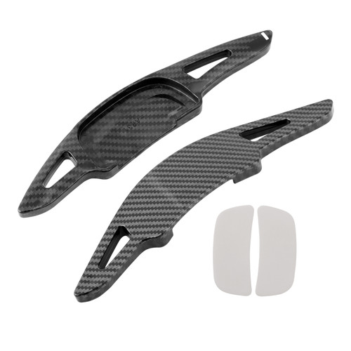 2019-2024 Mazda CX-30 Carbon Look Steering Wheel Paddle Shifter Extension Carbon Fiber Black Look Generic