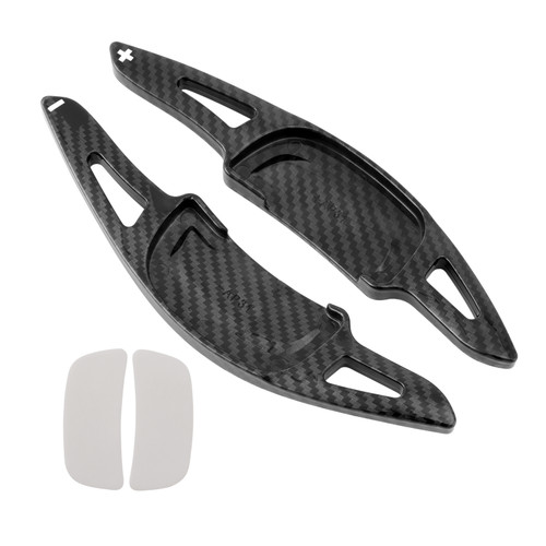 2019-2024 Mazda CX-30 Carbon Look Steering Wheel Paddle Shifter Extension Carbon Fiber Black Look Generic