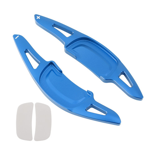 2019-2024 Mazda 3 Carbon Look Steering Wheel Paddle Shifter Extension Aluminium Blue Generic