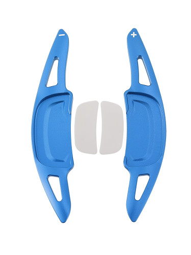 2019-2024 Mazda CX-30 Carbon Look Steering Wheel Paddle Shifter Extension Aluminium Blue Generic