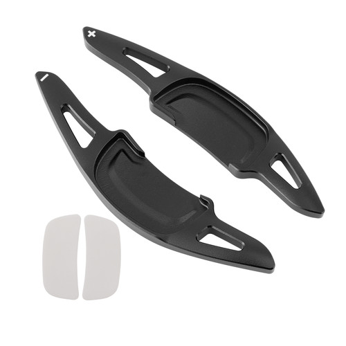 2019-2024 Mazda CX-30 Carbon Look Steering Wheel Paddle Shifter Extension Aluminium Black Generic