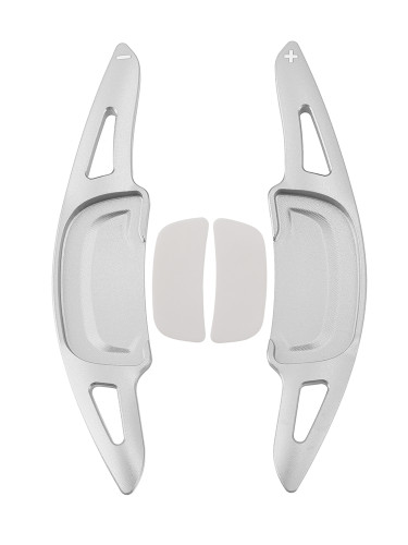 2019-2024 Mazda CX-30 Carbon Look Steering Wheel Paddle Shifter Extension Aluminium Silver Generic