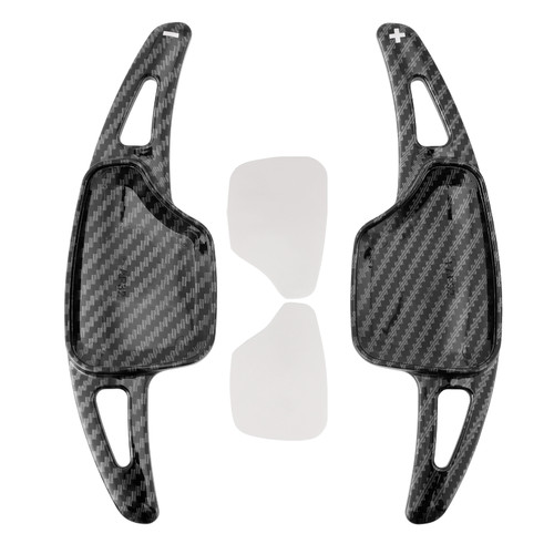 2020-2024 Cadillac CT5 Steering Wheel Paddle Shifter Extension Carbon Fiber Black Look Generic