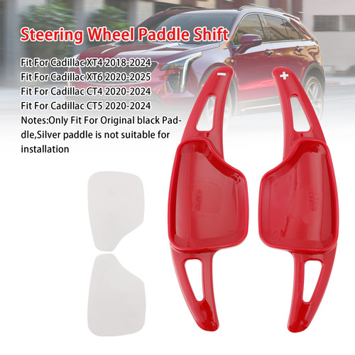 2020-2024 Cadillac CT4 Steering Wheel Paddle Shifter Extension Red Generic