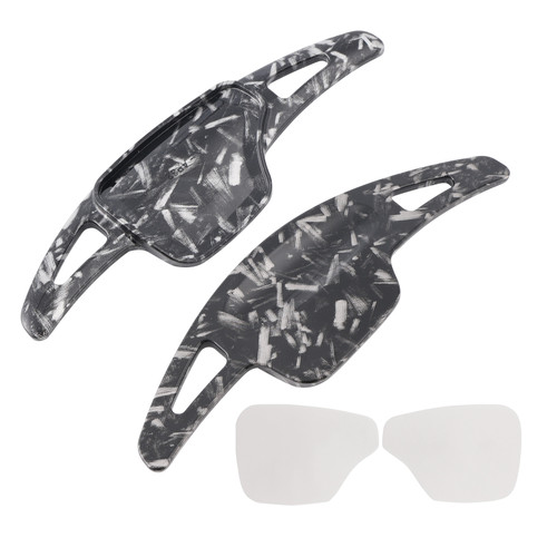 2020-2024 Cadillac CT4 Steering Wheel Paddle Shifter Extension Black Forged Pattern Generic