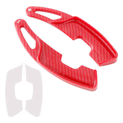 2022-2023 Lexus NX Steering Wheel Paddle Shifter Extension Carbon Fiber Red Look Generic