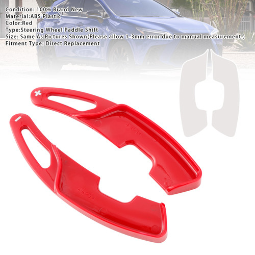 2022-2023 Lexus NX Steering Wheel Paddle Shifter Extension Red Generic
