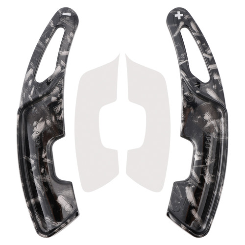 2018-2024 Lexus ES LS Steering Wheel Paddle Shifter Extension Black Forged Pattern Generic