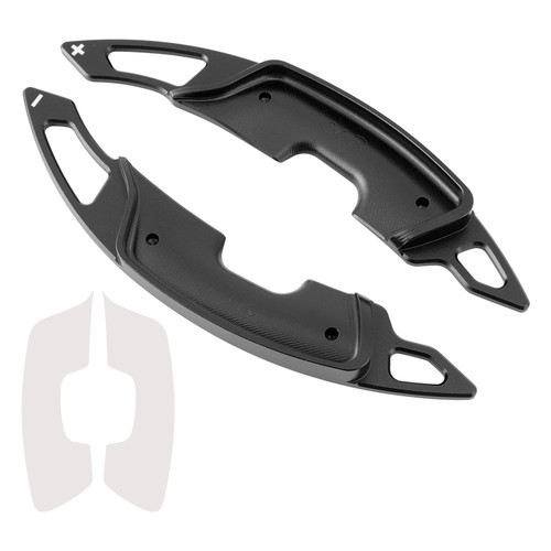 2018-2024 Lexus ES LS Steering Wheel Paddle Shifter Extension Aluminium Black Generic