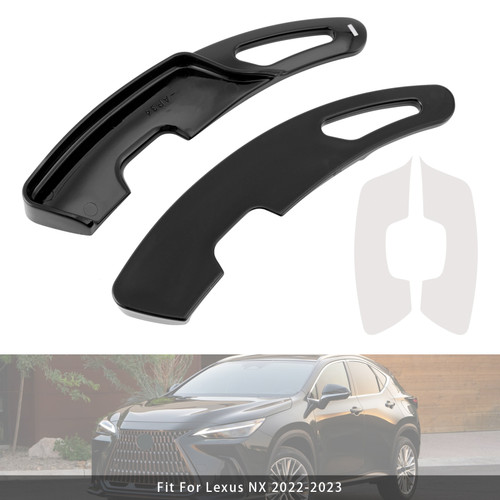 2018-2024 Lexus RX NX UX ES LS LM Steering Wheel Paddle Shifter Extension Black Generic