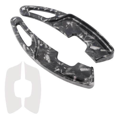 2018-2024 Lexus RX NX UX ES LS LM Steering Wheel Paddle Shifter Extension Black Forged Pattern Generic