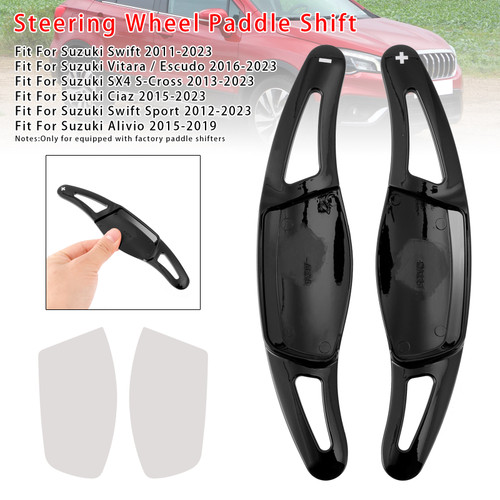 2016-2023 Suzuki Vitara / Escudo Steering Wheel Paddle Shifter Extension Black Generic