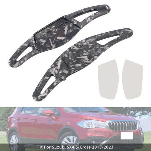 2016-2023 Suzuki Vitara / Escudo Steering Wheel Paddle Shifter Extension Black Forged Pattern Generic