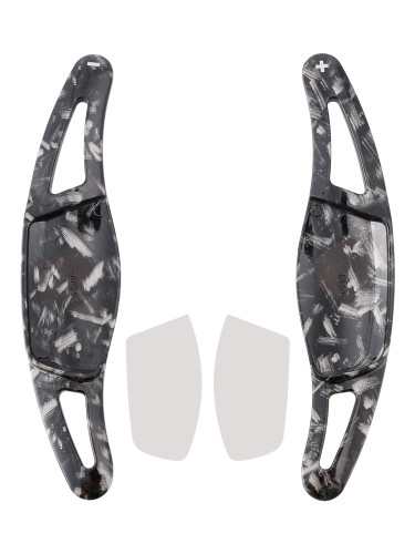 2015-2019 Suzuki Alivio Steering Wheel Paddle Shifter Extension Black Forged Pattern Generic