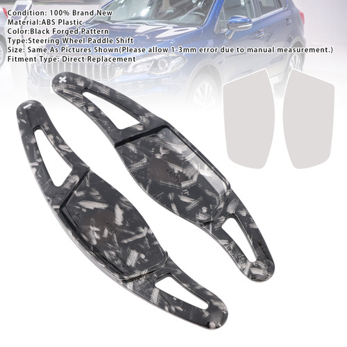 2015-2019 Suzuki Alivio Steering Wheel Paddle Shifter Extension Black Forged Pattern Generic