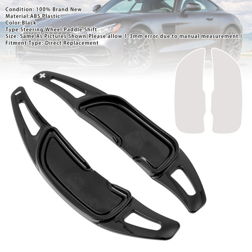 2015-2023 Mercedes Benz AMG Steering Wheel Paddle Shifter Extension Black Generic
