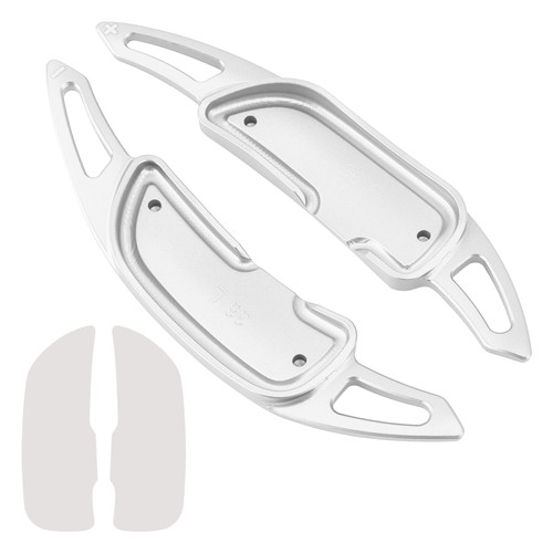 2015-2023 Mercedes Benz AMG Steering Wheel Paddle Shifter Extension Aluminium Silver Generic