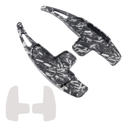 2007-2018 Mercedes Benz AMG Steering Wheel Paddle Shifter Extension Black Forged Pattern Generic